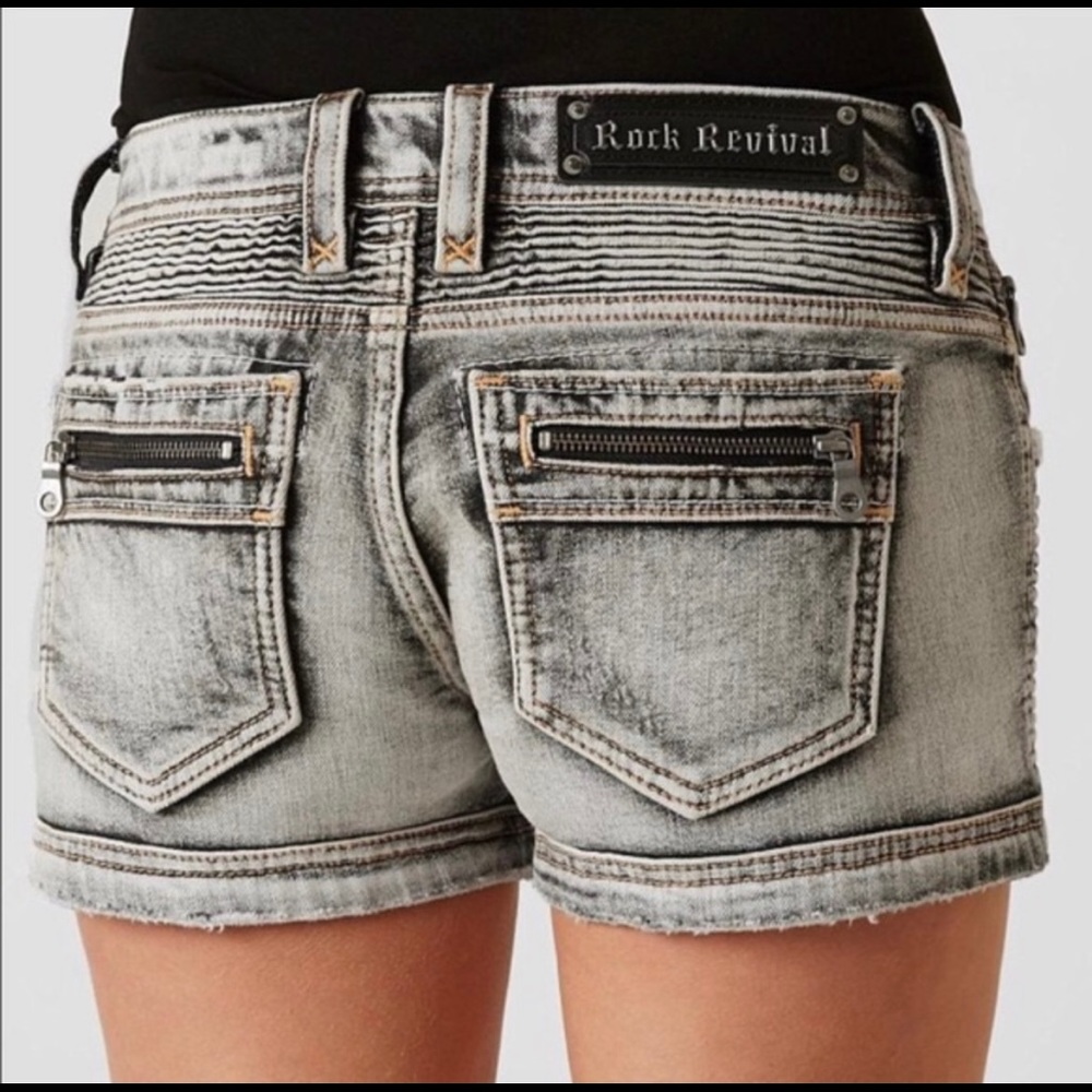 Rock Revival Janne Moto jean shorts